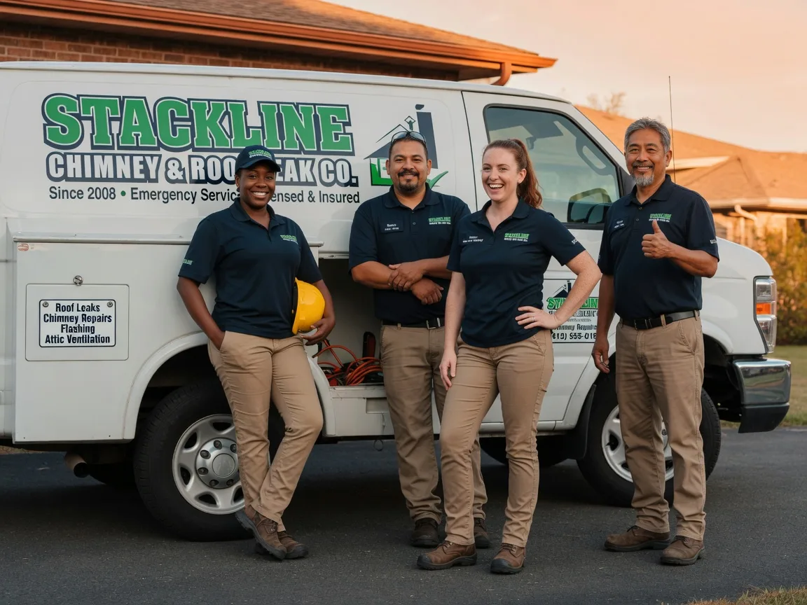 Chimney flashing repair company in Woodside, DE